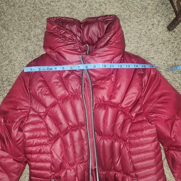 Black Rivet  Puffer Jacket good condition color cherry - Picture 8 of 9